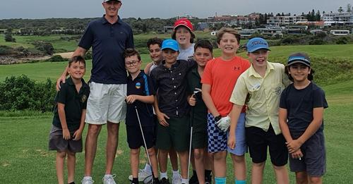 Golf clinic 4-hole clinic with D. Leadbetter Assi. Instructor