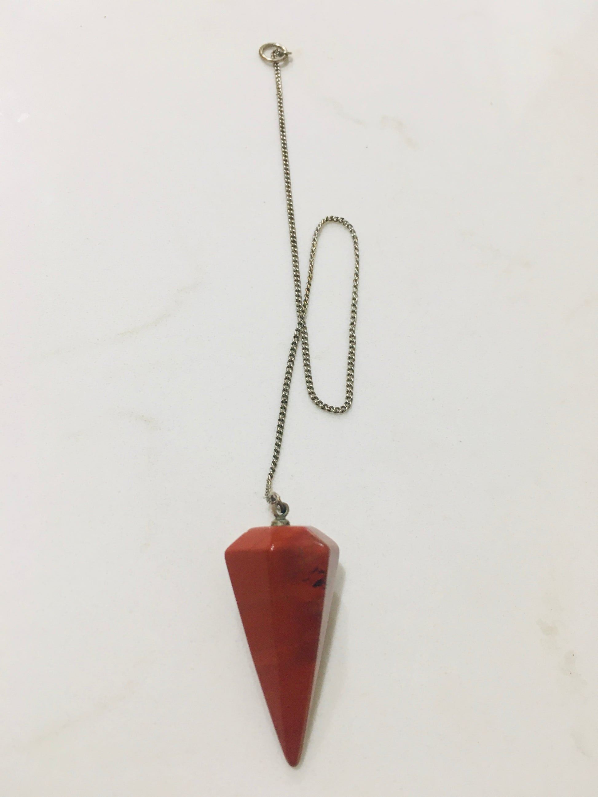 Red Jasper pendulum
