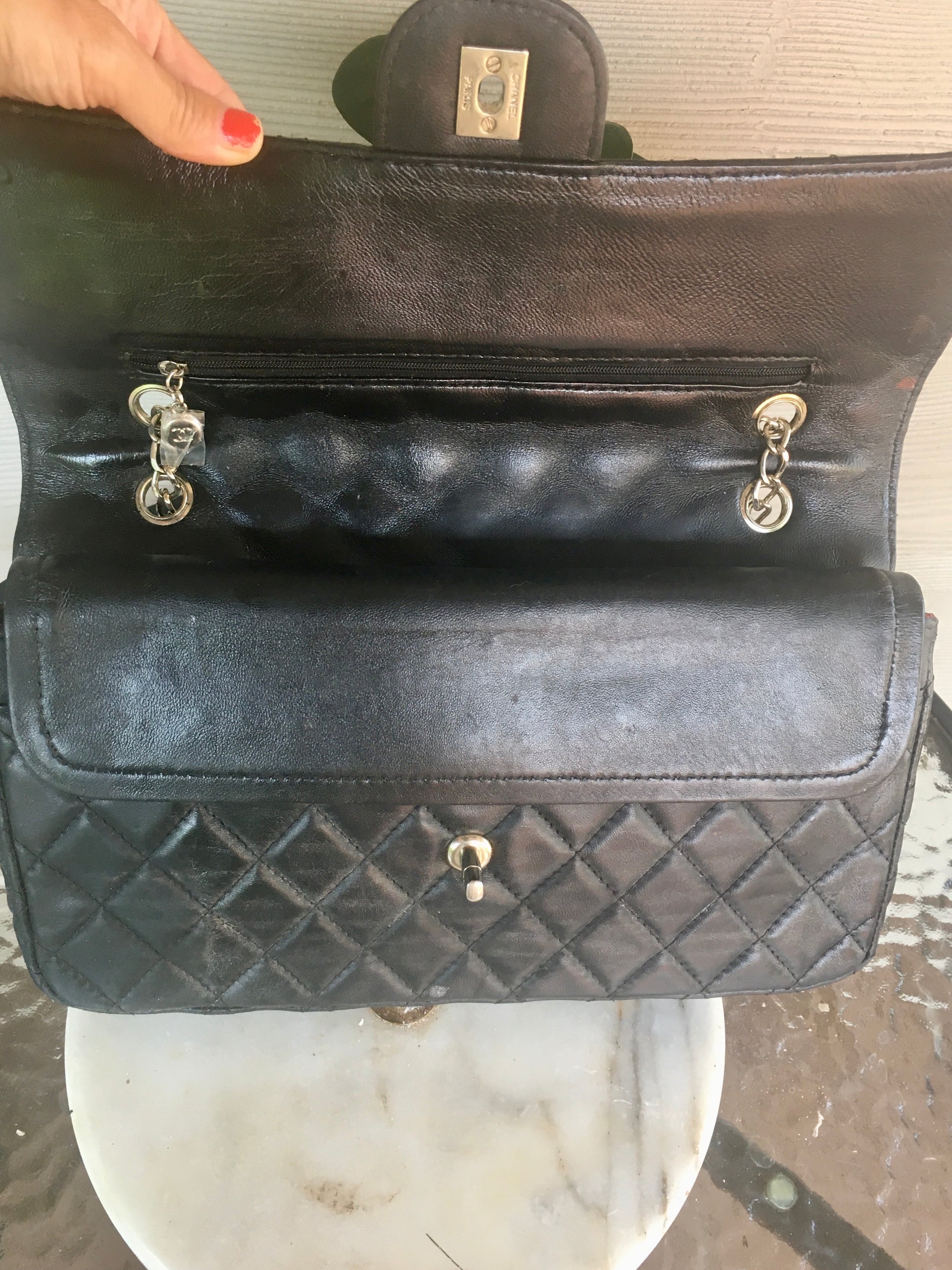 Lambskin shoulder bag_Mattrasse 25