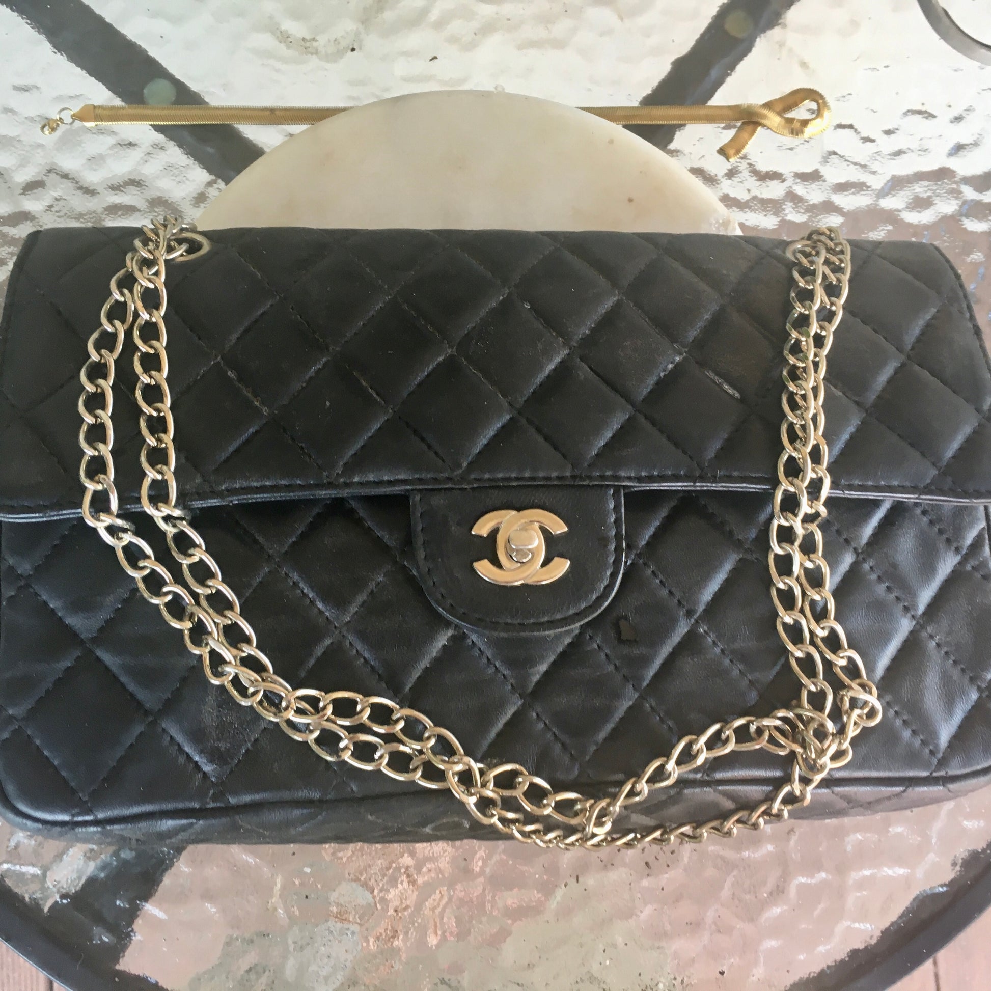 Lambskin shoulder bag_Mattrasse 25