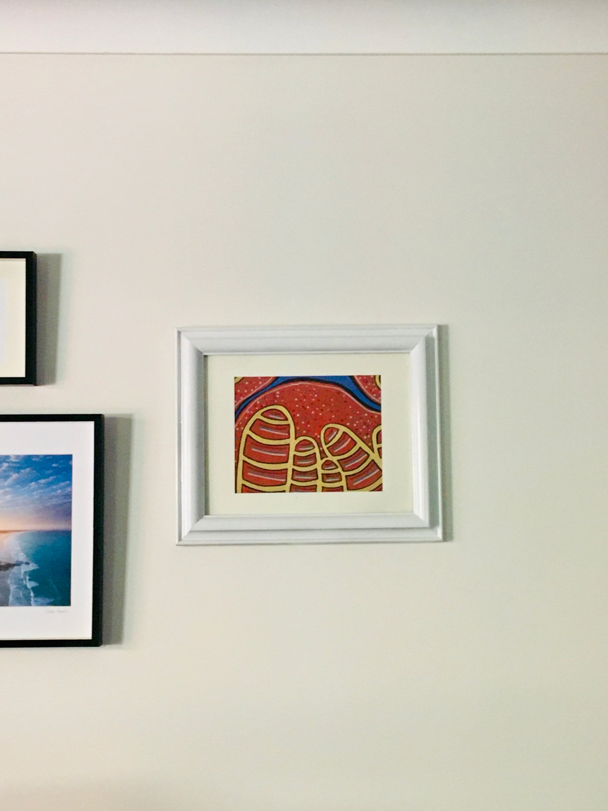 Coastal Passion. Framed painting